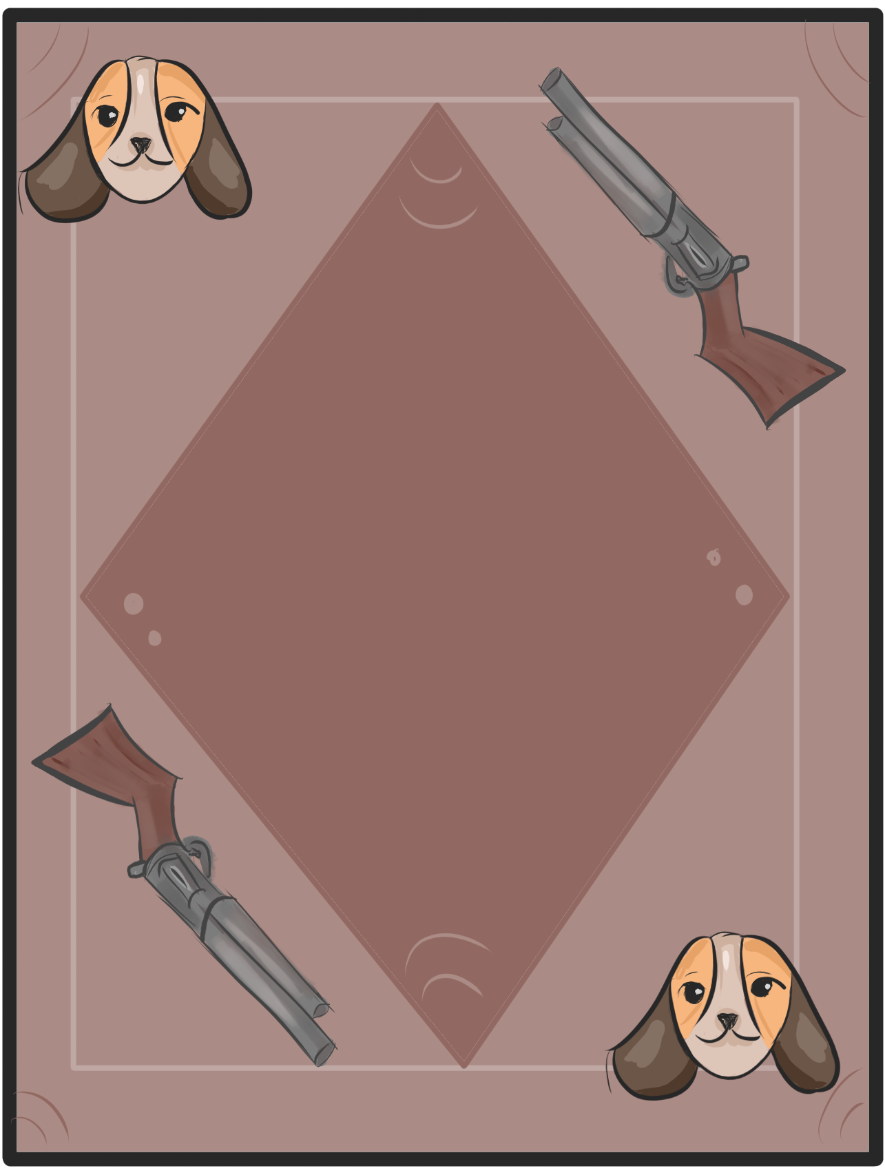Hunters card back